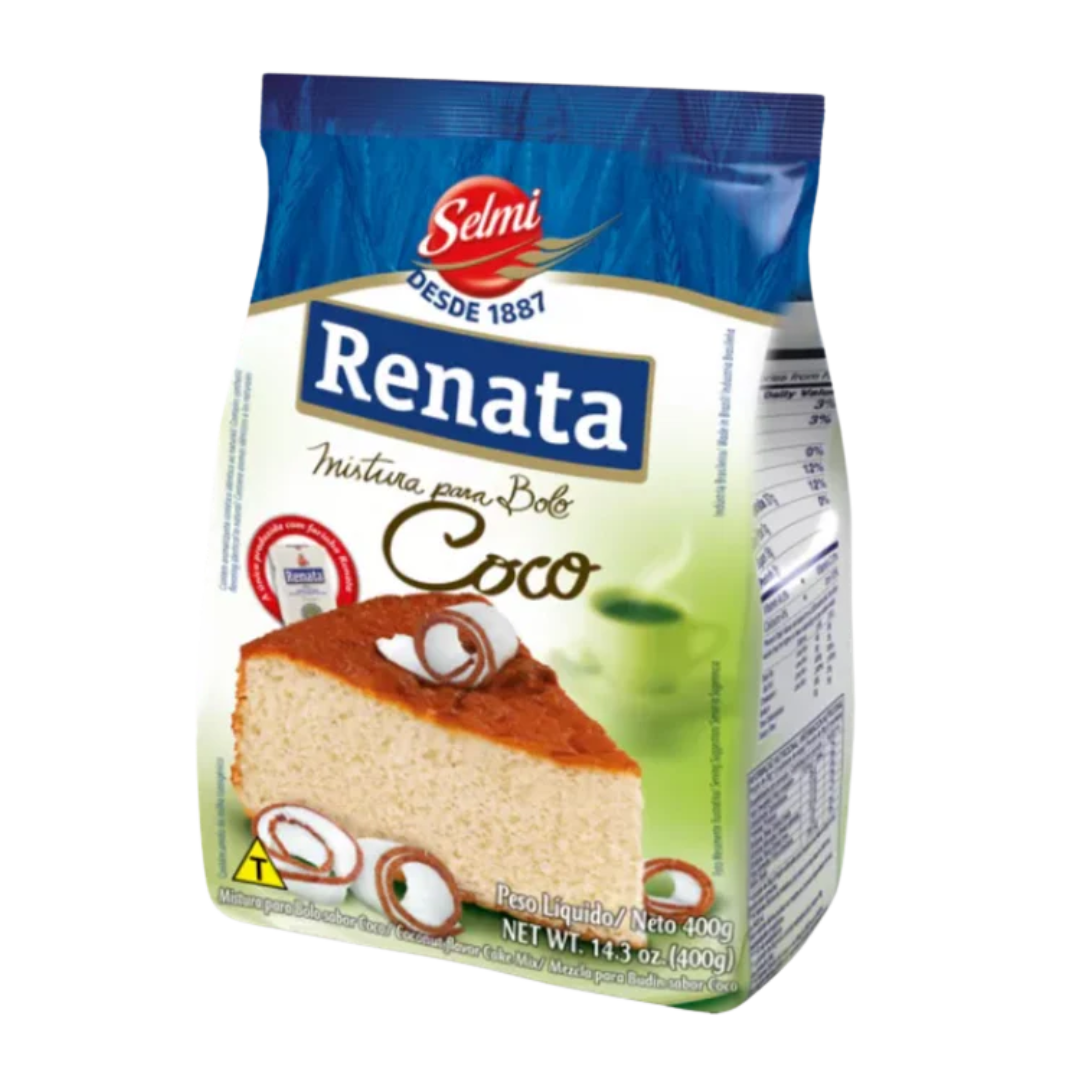 Mistura Para Bolo Sabor Coco - RENATA - 400g