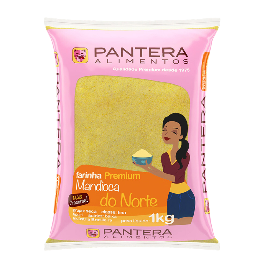 Farinha Premium de Mandioca do Norte - PANTERA - 1kg