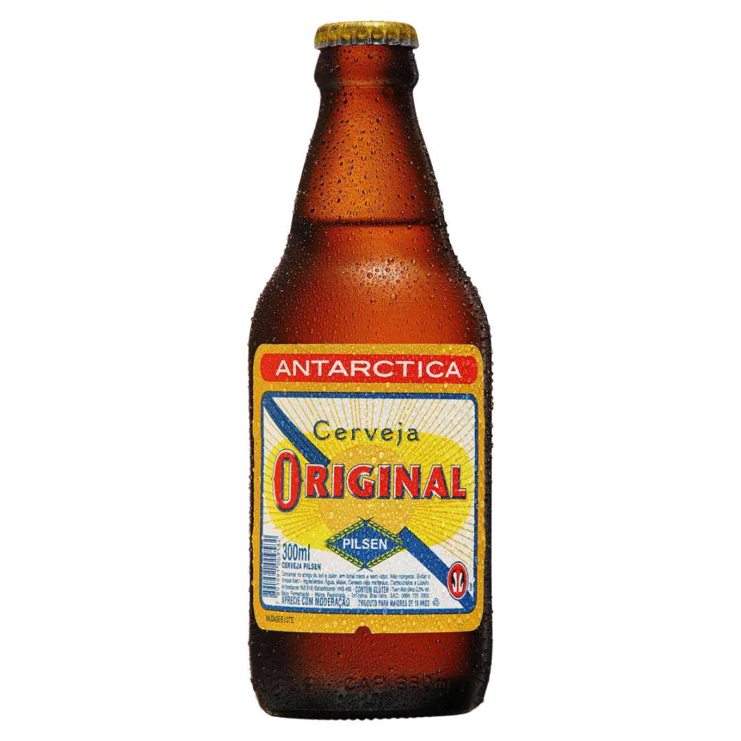 Cerveja Antarctica Original Garrafa - AMBEV - 300ml