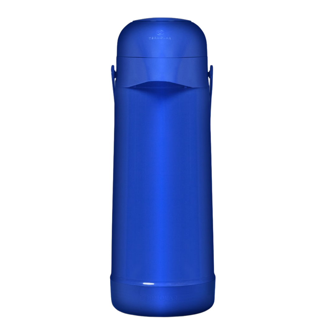 Garrafa Térmica Magic Pump Azul - TERMOLAR - 1L