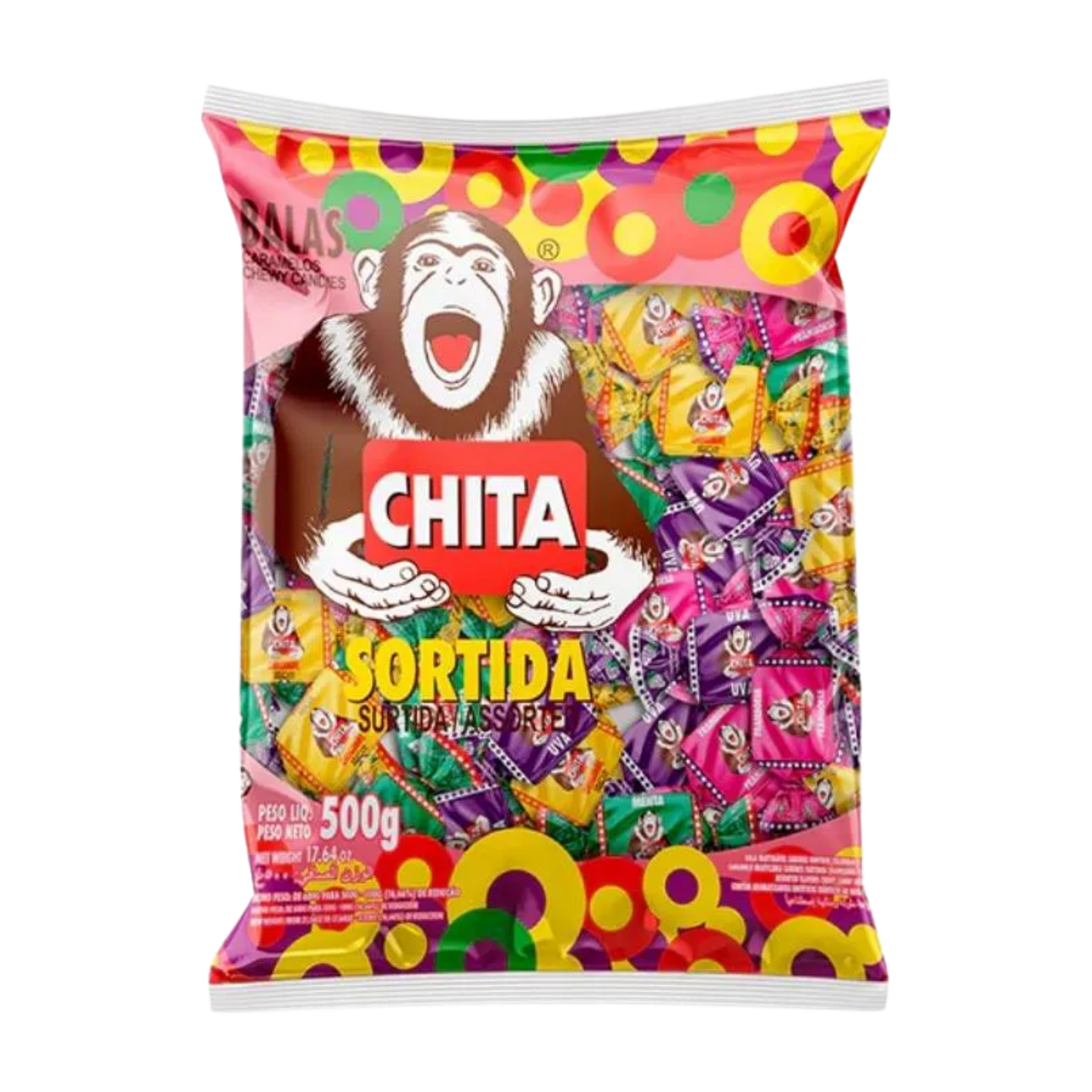 BALAS CHITA SORTIDAS 500G