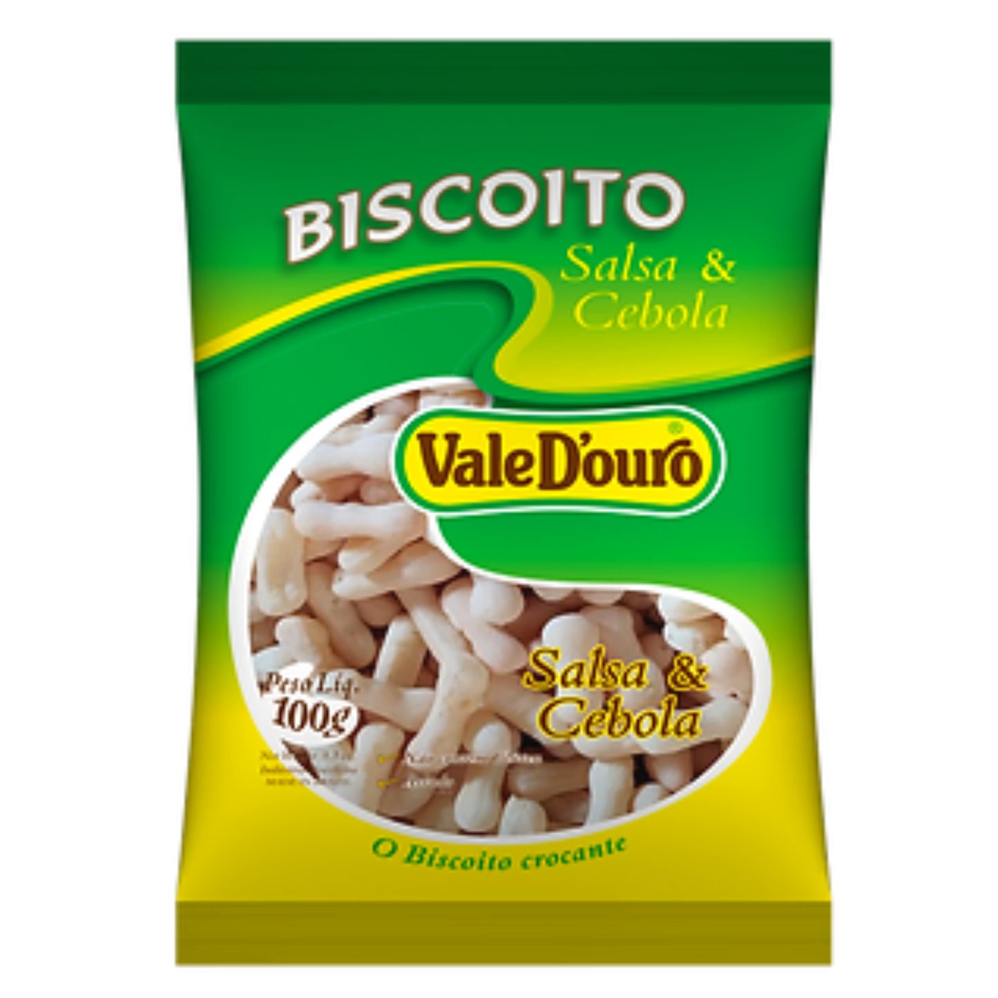 Biscoito De Polvilho Sabor Salsa E Cebola - VALE D'OURO - 100g