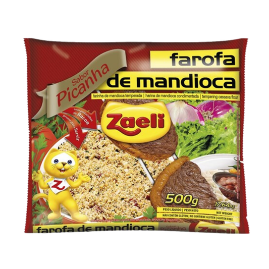 FAROFA DE MANDIOCA PICANHA ZAELI 500G