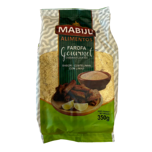 Farofa Gourmet Sabor Costelinha com Limão - MABIJU - 350g