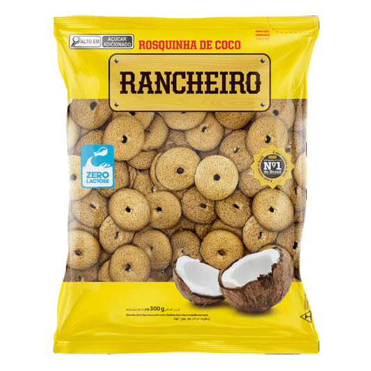 ROSQUINHA DE COCO RANCHEIRO 300G