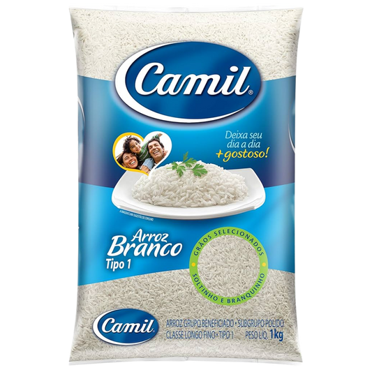 Arroz Branco - CAMIL - 1KG