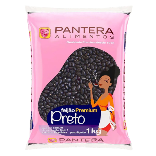 FEIJÃO PRETO PANTERA 1KG