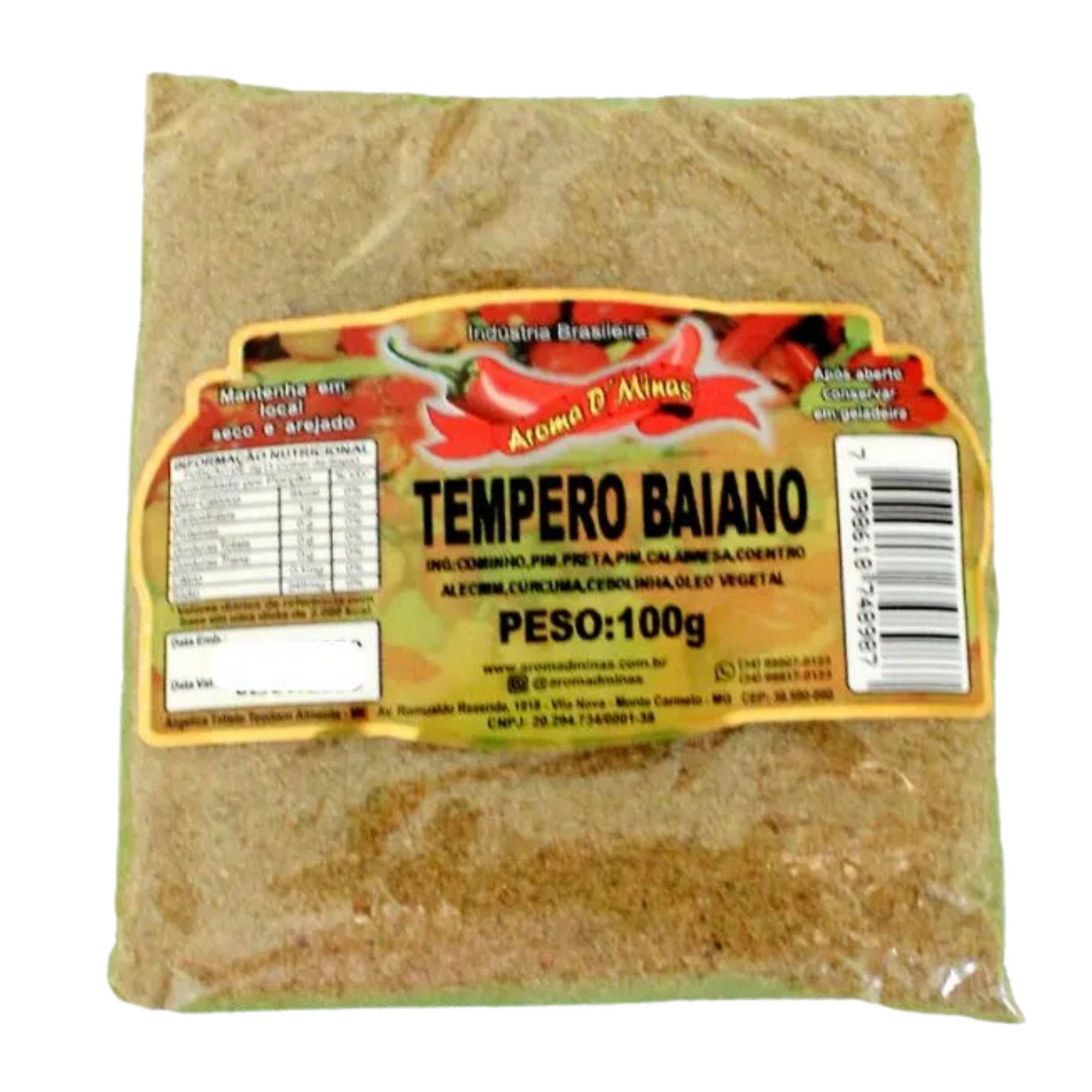TEMPERO BAIANO AROMA D MINAS 100G