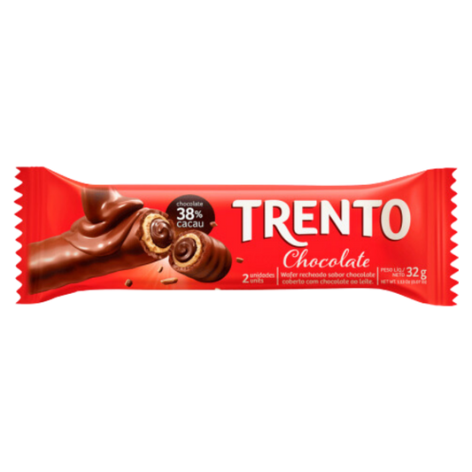 CHOC. WAFER TRENTO SABOR CHOCOLATE 32G
