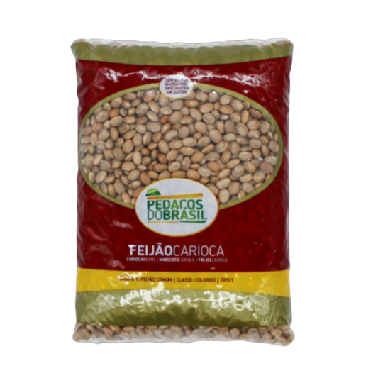 FEIJÃO CARIOCA PEDAÇOS DO BRASIL 1KG