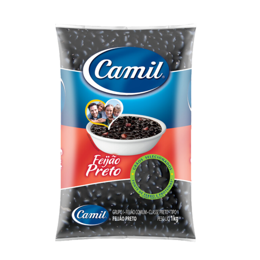 FEIJÃO PRETO CAMIL 1KG