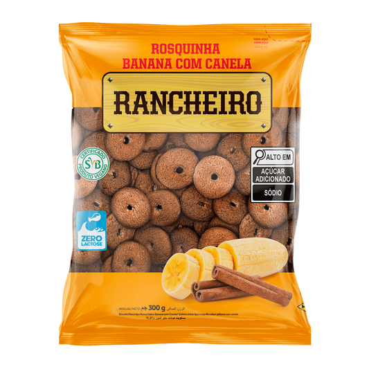 Rosquinha Banana e Canela - RANCHEIRO - 300g