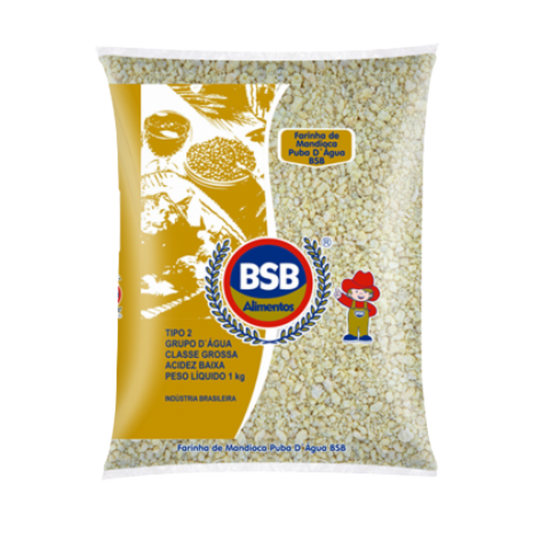 FARINHA DE MANDIOCA PUBA D'AGUA BSB 1KG