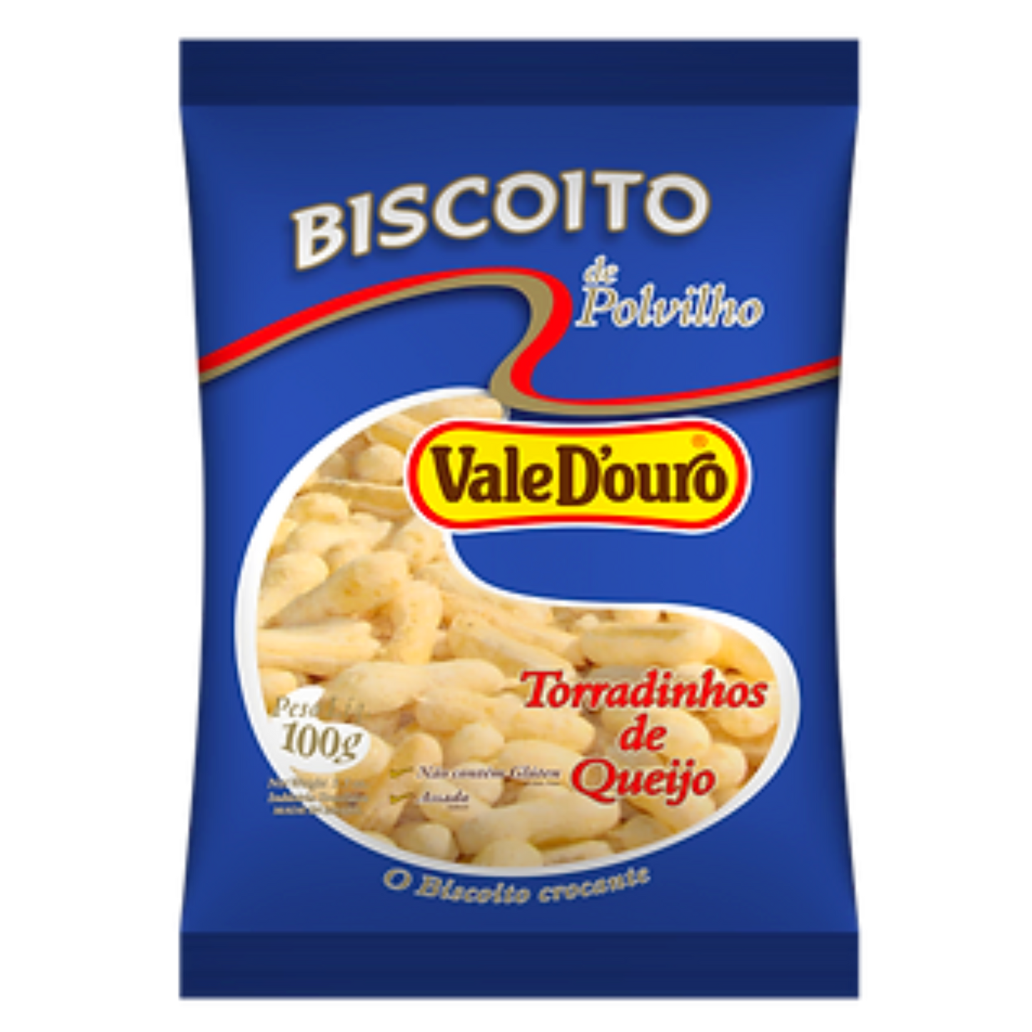 Biscoito De Polvilho Sabor Queijo - VALE D'OURO - 100g